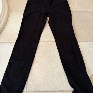 Madewell High Rise Black Jeans